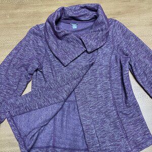 Eddie Bauer Purple Shrugh - Size Medium